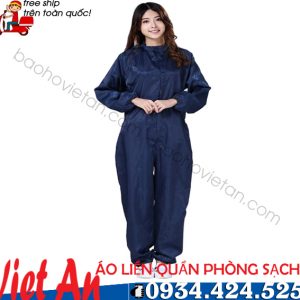 Áo Liền Quần Phòng Sạch Không Nón LQ02