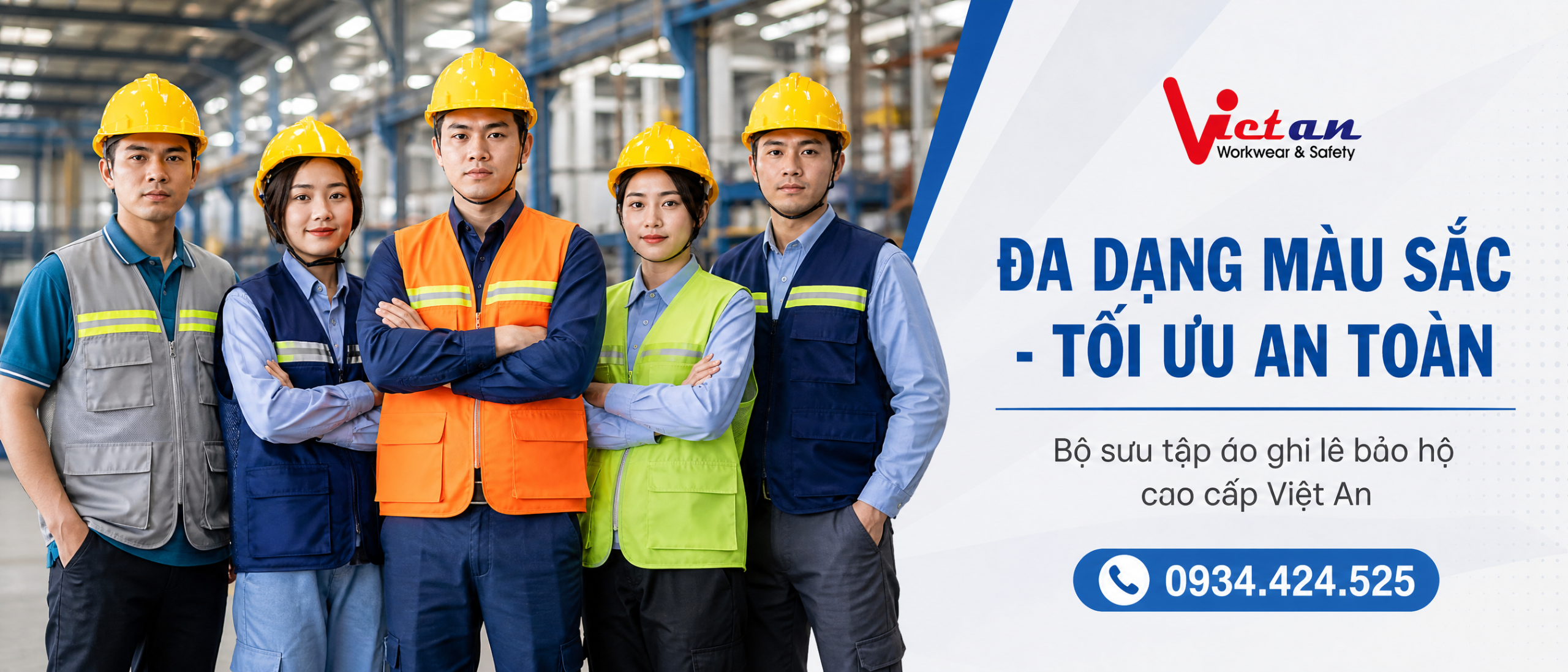 Mẫu áo ghi lê bảo hộ lao động thiết kế tiện dụng, màu sắc nổi bật, phù hợp sử dụng trong công trường, nhà máy và kho hàng.