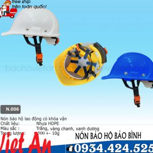 NÓN BẢO HỘ BẢO BÌNH N006