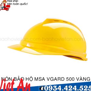 NÓN BẢO HỘ MSA VGARD 500 VÀNG