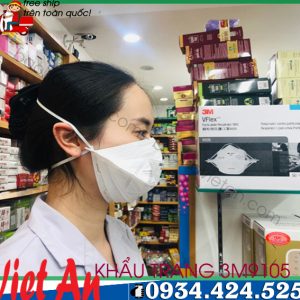 Khẩu Trang 3M 9105 Chống Bụi Và Virus