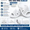 Dép Tổ Ong Nam EVA E197M (39-43) Màu Trắng