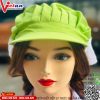 Nón Thực Phẩm Xếp Ly Kaki Màu Xanh Chuối VAXL-17