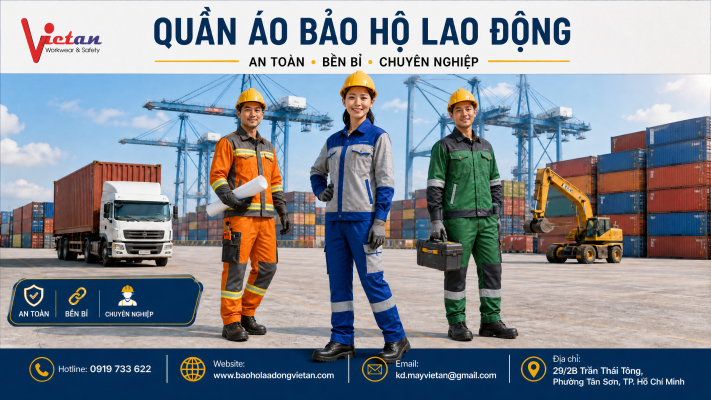 Quần áo bảo hộ xây dựng cho công nhân